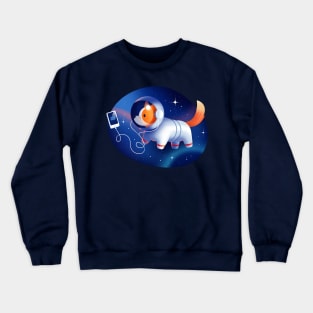 Dog in the space Crewneck Sweatshirt